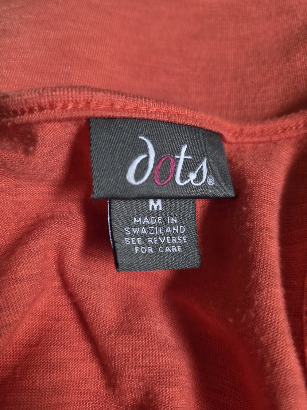 Dots Coral Tiered Ruffle Racerback Tank - Picture 3 of 3